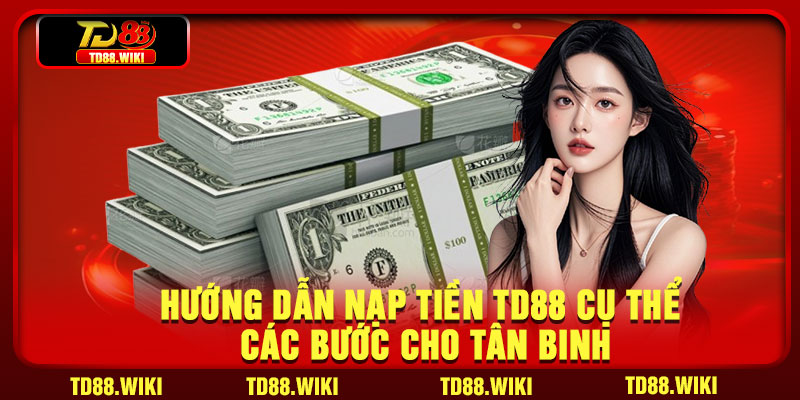 Hướng dẫn nạp tiền TD88 cụ thể các bước cho tân binh